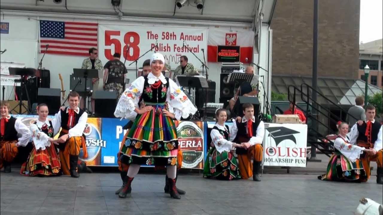 Łowicz Wedding Lechowia Folk Dancers at Syracuse Polish Festival YouTube