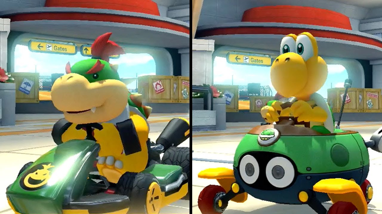 Mario Kart 8 Deluxe - Multiplayer - Bowser Jr vs Koopa Troopa (Star Cup 150cc)