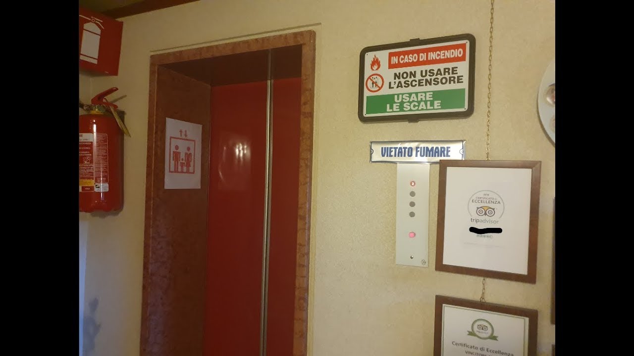 Busted! Epic 1970's Fiam Traction Elevator@Undisclosed Location, Sirmione, Italy