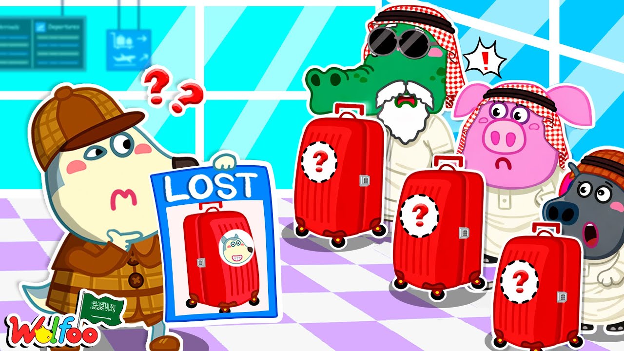 وولفو يبحث عن الحقيبة المفقودة ⭐ @wolfooinarabic
