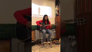 Raw guitar jam in Hamsadhwani raaga