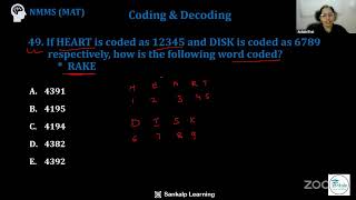 NMMS - MAT - Coding & Decoding - Part 2