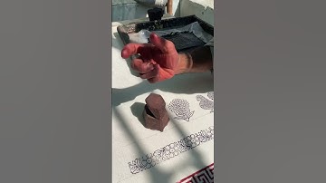 Easy Wooden Block Printing #DIYPrint