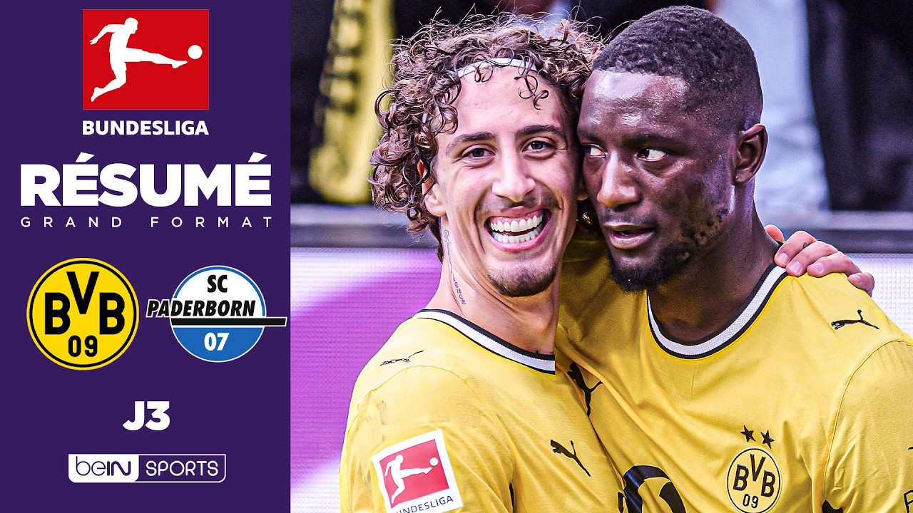 Résumé : Avec le BUT DE L'ANNÉE, Dortmund s'offre Paderborn