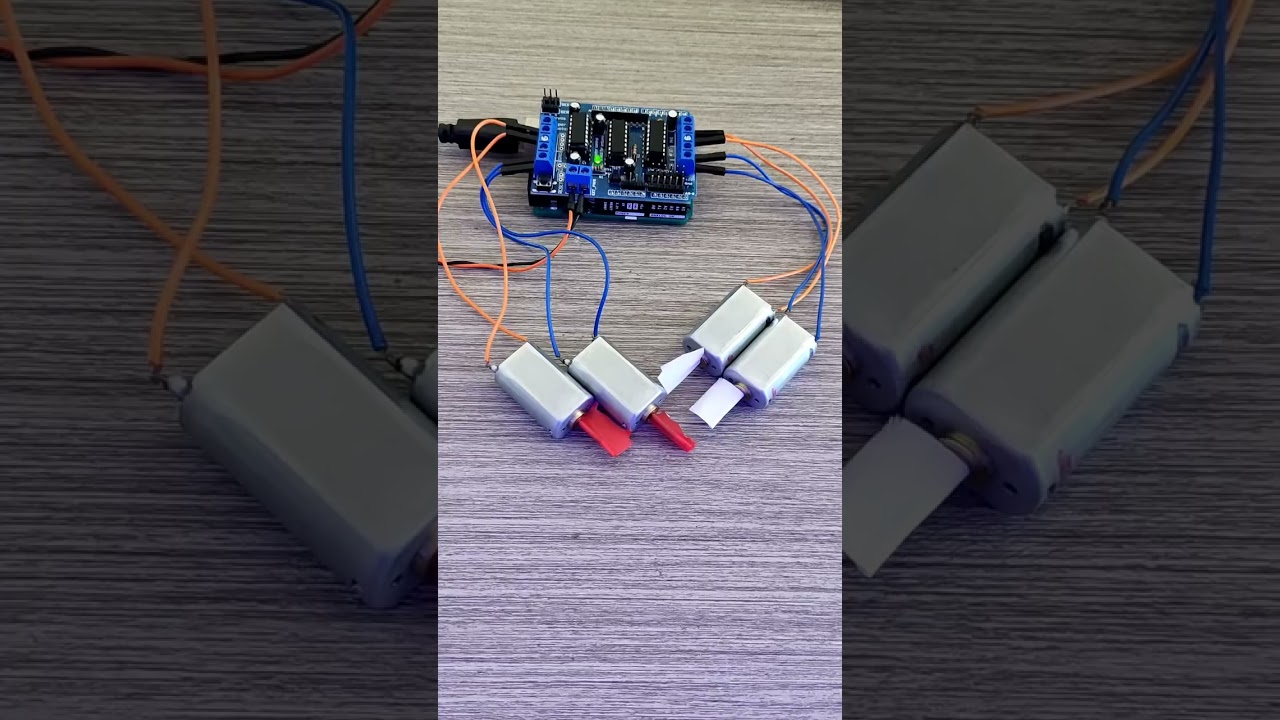 β‘ Arduino Motor Shield Tutorial | DC Motor Control Made Easy! ππ§