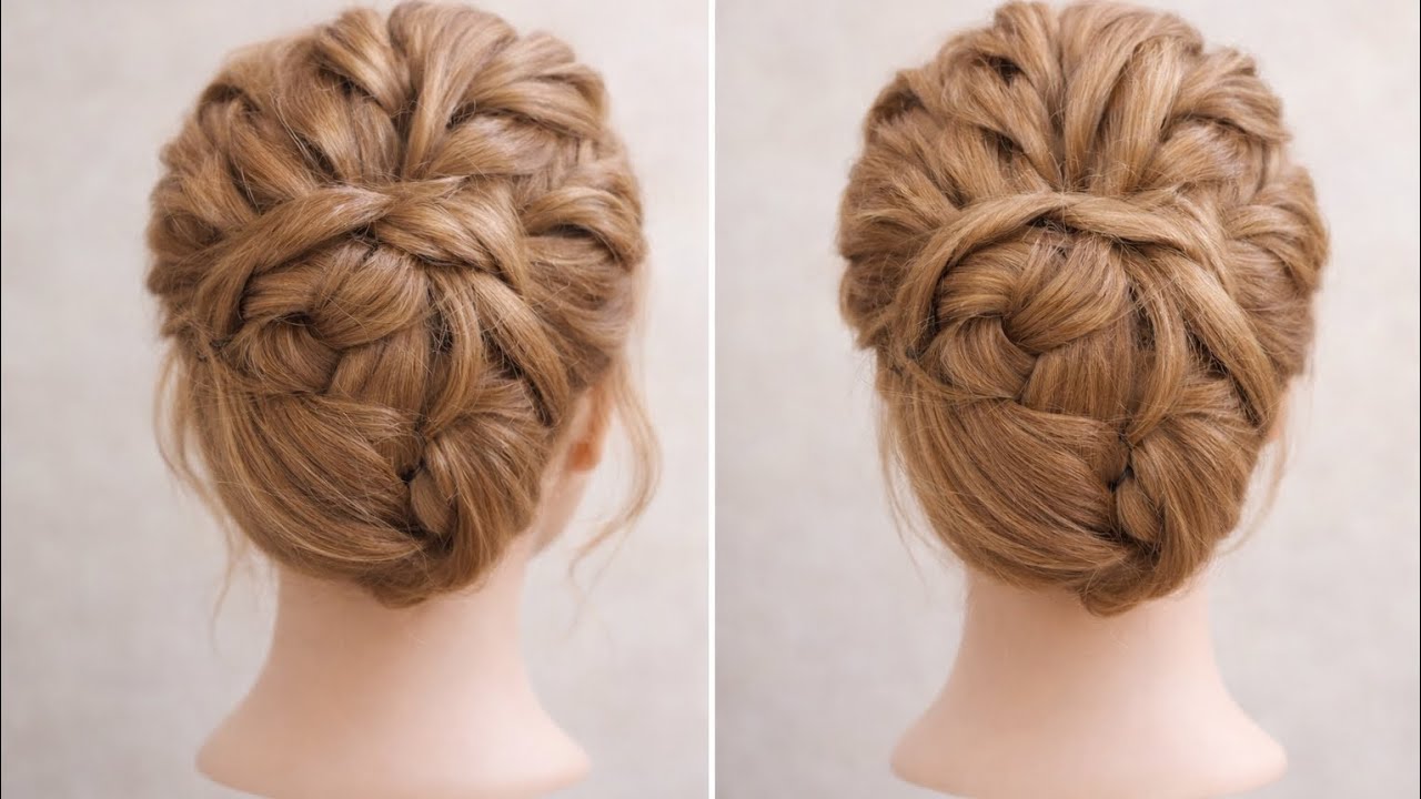 Everyday sleek bun hairstyle for thin hairs | Elegant bun hairstyle you can do yourself 