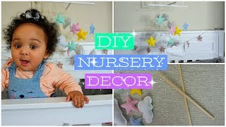 DIY Nursery Decor | Easy Crib Mobile DIY | Baby Girl Room Ideas
