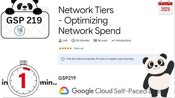 Network Tiers - Optimizing Network Spend | #qwiklabs | Google Cloud Arcade | Lab Solution | #GSP219