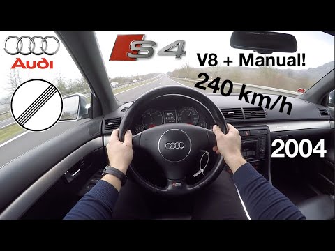 2004 Audi S4 Avant 4.2 V8 Quattro (253 kW) POV Test Drive + Acceleration 0-240 km/h