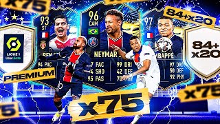 What do you get from 75 Ligue 1 TOTS Premium Upgrade Packs?