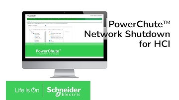 PowerChute™ Network Shutdown for HCI and Virtualized Infrastructure | Schneider Electric