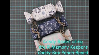 Candy Boxes with WRMK Candy Punch Board