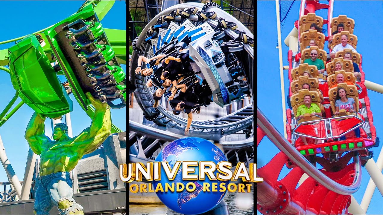 Top 10 Fastest Rides At Universal Orlando 2022 | Universal Studios Florida  Islands Of Adventure