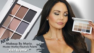 NEW MAKEUP BY MARIO MASTER MATTES NEUTRAL PALETTE REVIEW | LOTS OF COMPARISONS