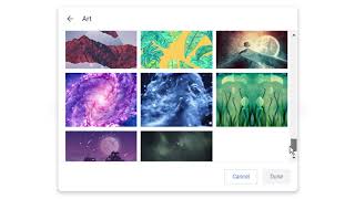 how to customize chrome backgrounds