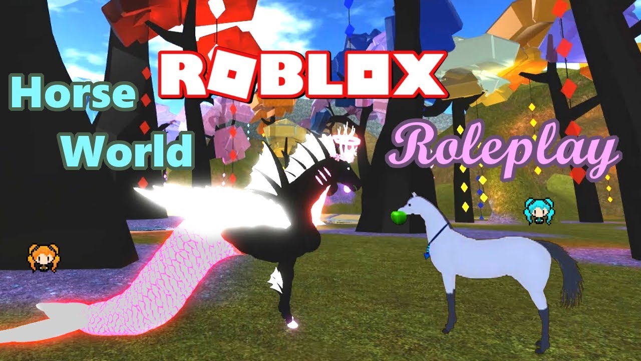 Roblox Horse World Aqua Horse Roleplay Made Friends With A Lost Pony Little Sister Huntrys Youtube - how to be a good roleplayer on roblox