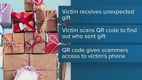 Beware of QR code brushing scam