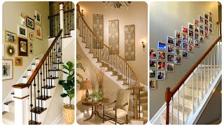 Staircase Wall Decor Ideas to Give Your Home a Fresh Look | Indoor Stairs Wall Decoration Ideas