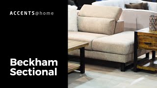 Beckham Sectional Sofa | Accents@Home | Upscale styles at Affordable Prices