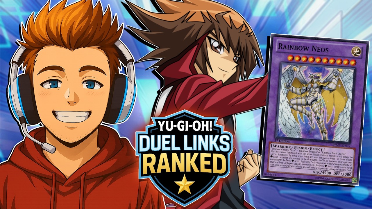 RAINBOW NEOS SUPREMACY ON LADDER! | Yu-Gi-Oh! Duel Links RANKED | Episode 37