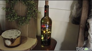 Colored LED String Lights for Glass Bottles