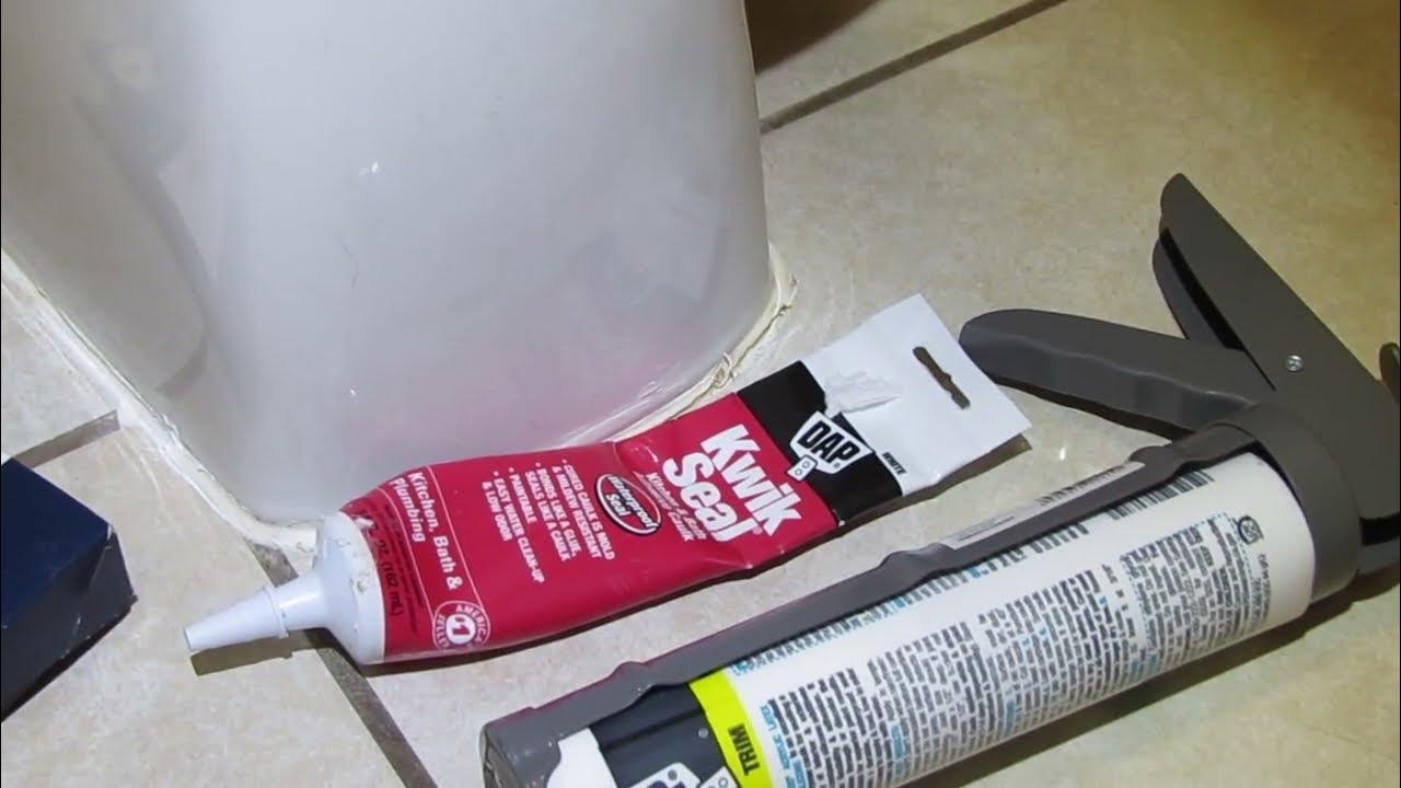 Should a Toilet be caulked to the floor how to fix wobble stop movement