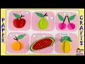 How To Make 3D Fruits With Paper | Paper Crafts | DIY Fruits