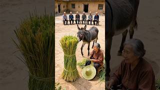Mini Grass House Chaos! 😂🐮🐷 When Animals Start Doing Human Jobs | #shorts #viral