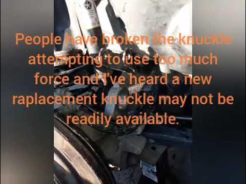 2014 - 2018 Jeep Cherokee Rear Knuckle Bushing Replacement - YouTube