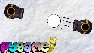 Snowball Fight with Cannons in Pygame | Day 11 screenshot 5