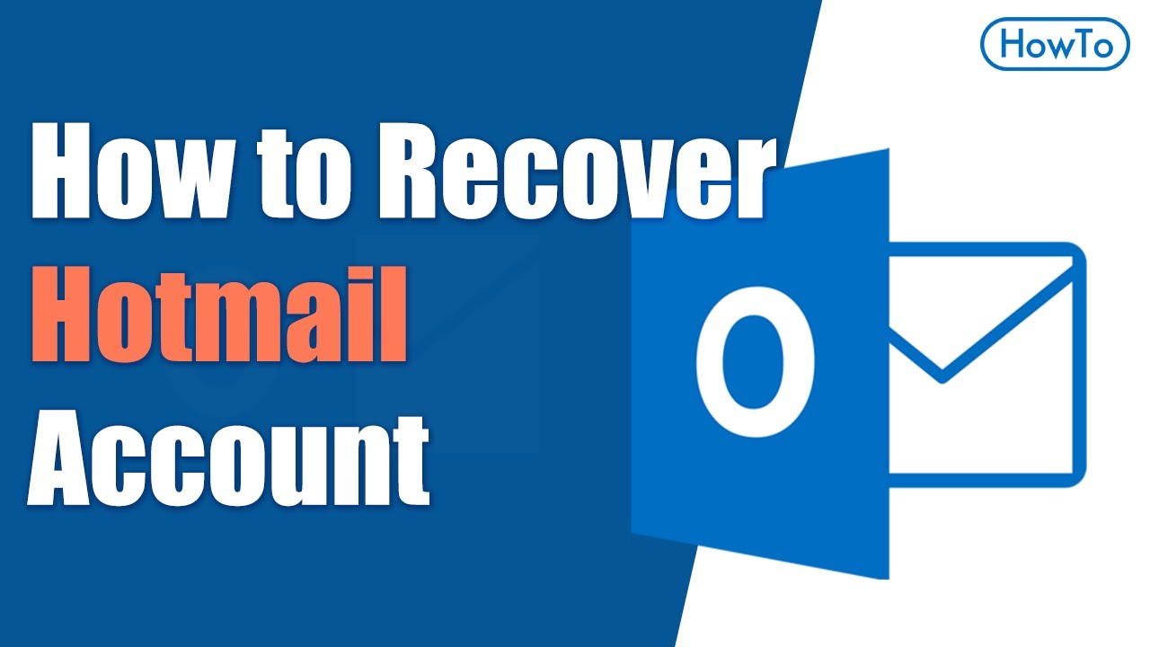 hotmail ล็อกอิน  Update 2022  How to Recover Hotmail Account