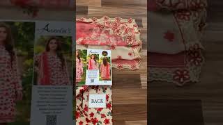 aneela's hit code design #116 chiffion dupatta 4 side aplik #lawn2026 #lawnsale #aneelas