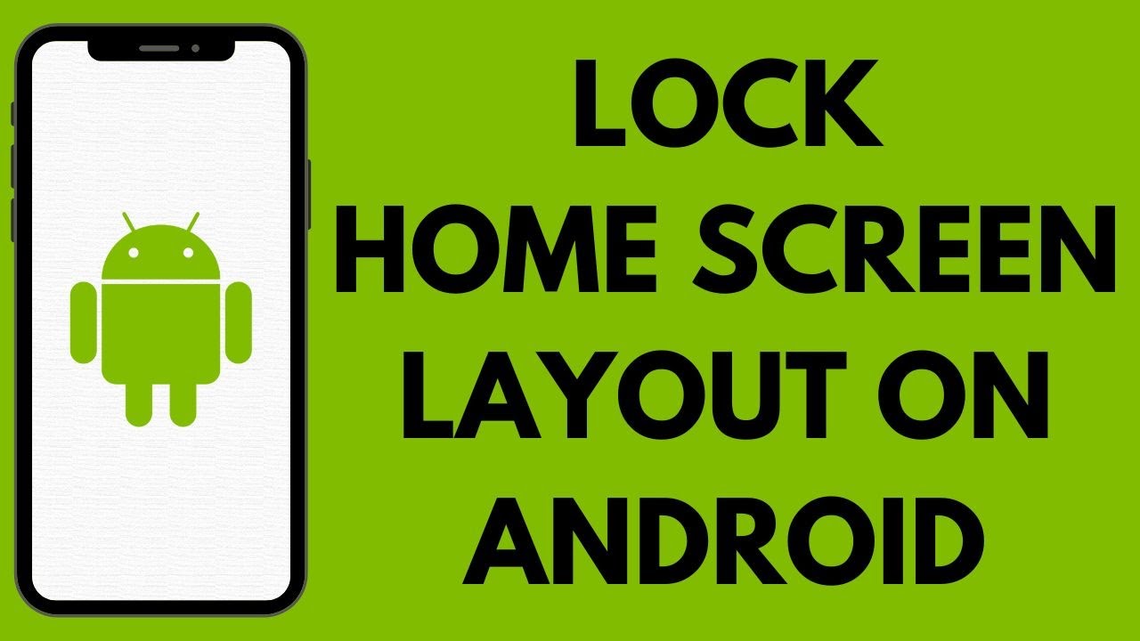 Android Lock Screen Layout How To Lock Home Screen Layout On Android Phone - YouTube