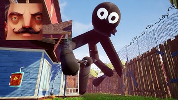 Hello Neighbor - New Neighbor Big Stickman Act 2 Gameplay Walkthrough Part 165