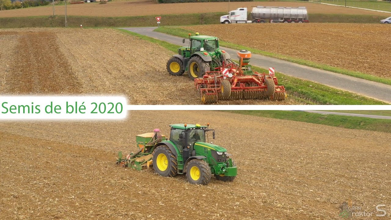 🇫🇷Semis de Blé 2020 au GAEC du Prunier! JOHN DEERE 6175R & 6830P | Amazone | Vaderstad 🚜🌾