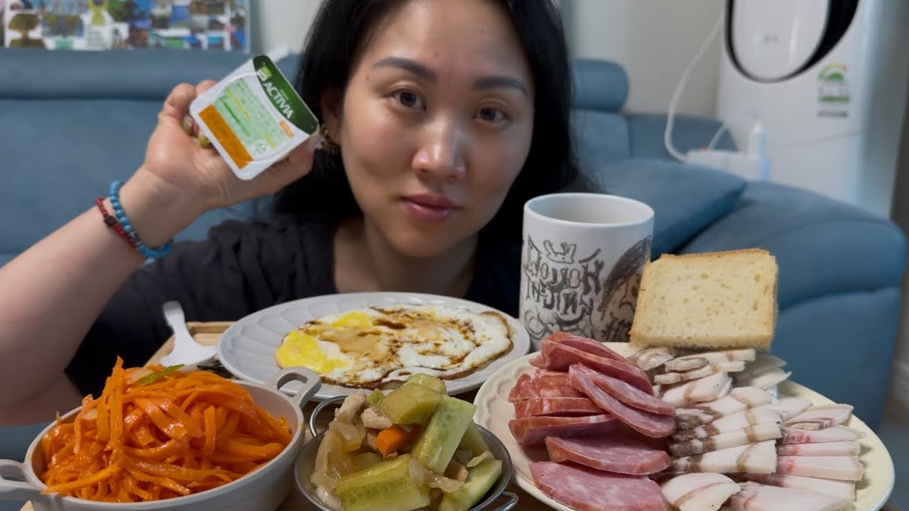 ВКУСНЫЙ ЗАВТРАК |МУКБАНГ |МОИ ТЯЖЕЛЫЕ ВРЕМЕНА В КОРЕЕ😓