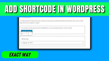 How to add shortcode in wordpress (2025)