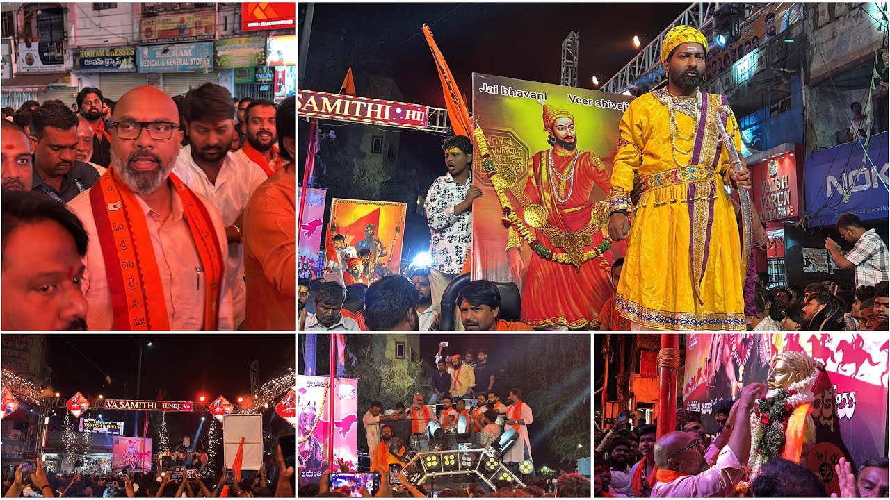 Ramnagar Biggest Shivaji Maharaj Shobhayatra 2026 || Nizamabad M.P BJP Aravind sensational Speech ￼