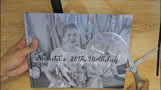 Unboxing Photobook Album from Photobook PH, 11" x 8.5" Medium Landscape Imagewrap Hardcover screenshot 4