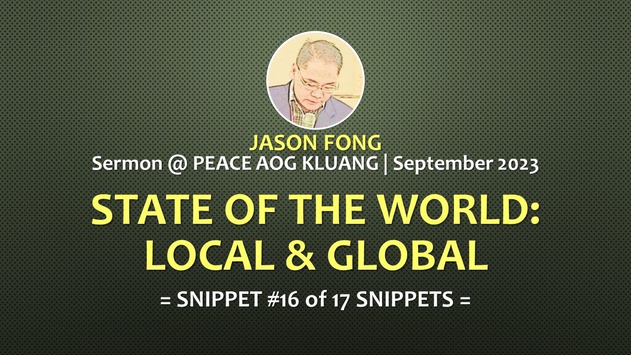 Local World STATE OF THE WORLD: LOCAL & GLOBAL - YouTube