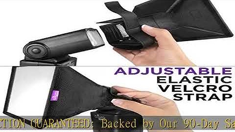 Flash Diffuser Light Softbox 6x5” by Altura Photo (Universal, Collapsible with Storage Pouch) for C