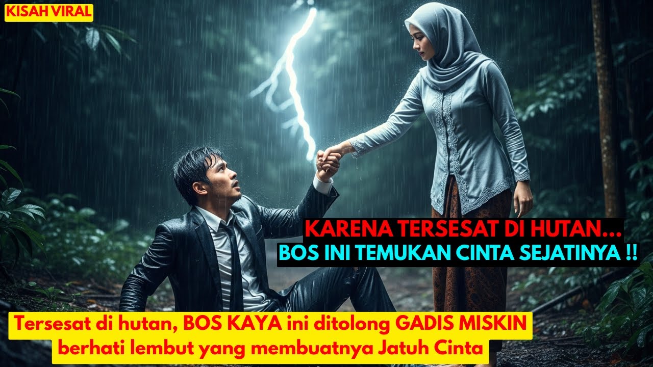 Tersesat di hutan, BOS KAYA ini ditolong GADIS MISKIN berhati lembut yang membuatnya Jatuh Cinta