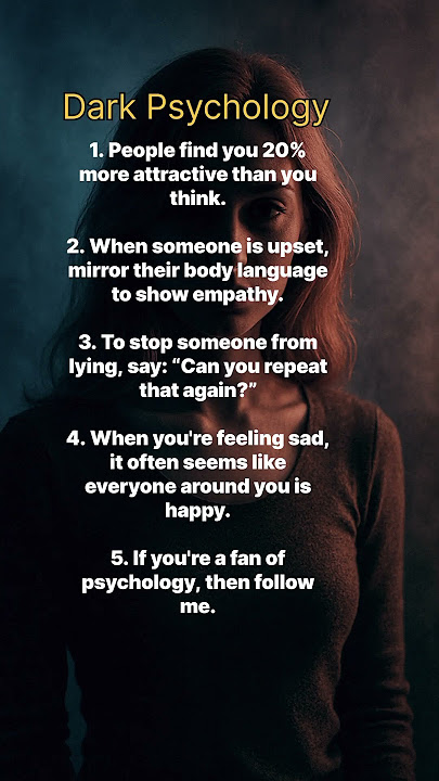 Top 5 Dark Psychology Tricks to Read Minds, Spot Lies & Influence People