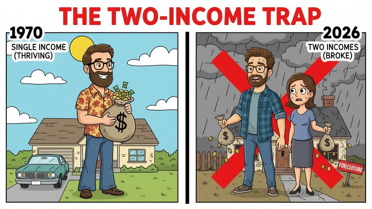 Why Two Incomes Leave You Broker Than One (The Two-Income Trap)