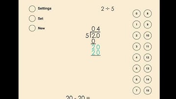 Long Division with divisor larger than dividend