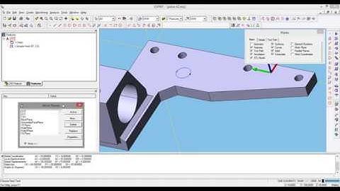 Esprit Getting started creating saving and manipulation of work planes
