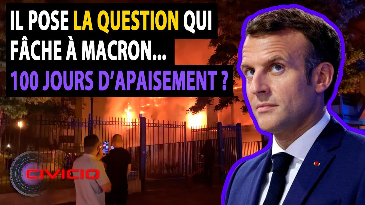 ⁣Il pose la question qui fâche à Macron et crée un malaise