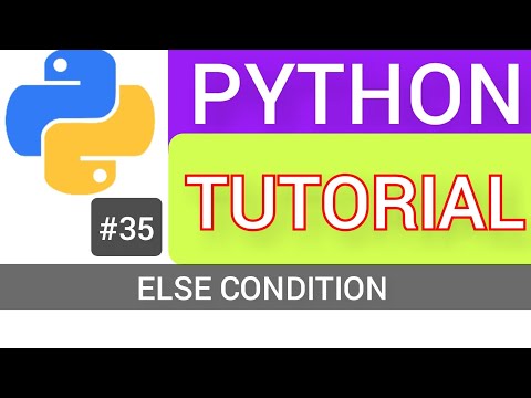 Else Condition In Python programming language Tutorial