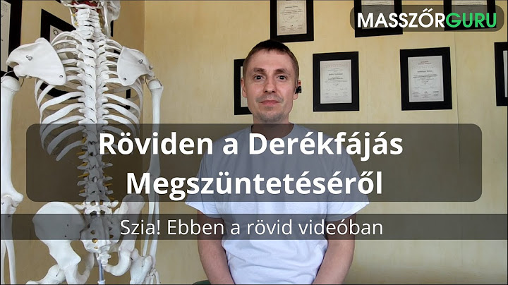 A Derékfájás Okai, és Megszüntetése
