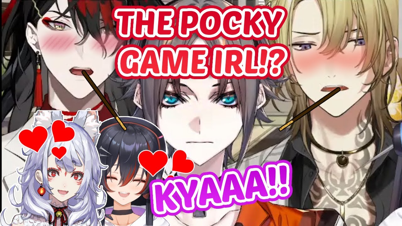 Nina, Mika and Mysta watching as Vox and Luca almost KISS!【NIJISANJI EN】